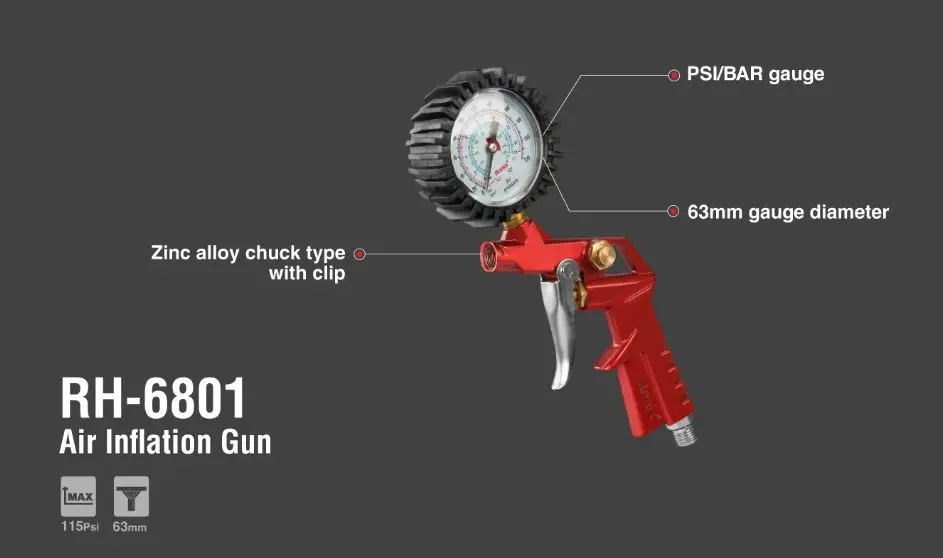 ROINX Pistolet de gonflage d'air 115psi   RH-6801_7