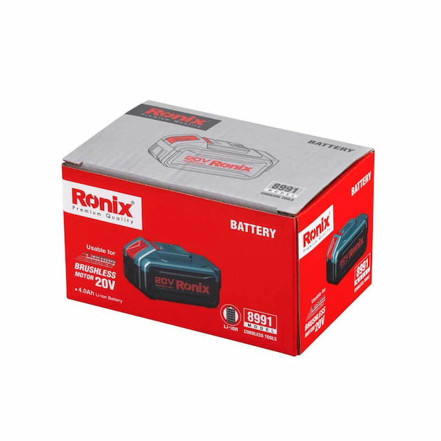 RONIX  Batterie Lithium 20V 4.0Ah 8991_8