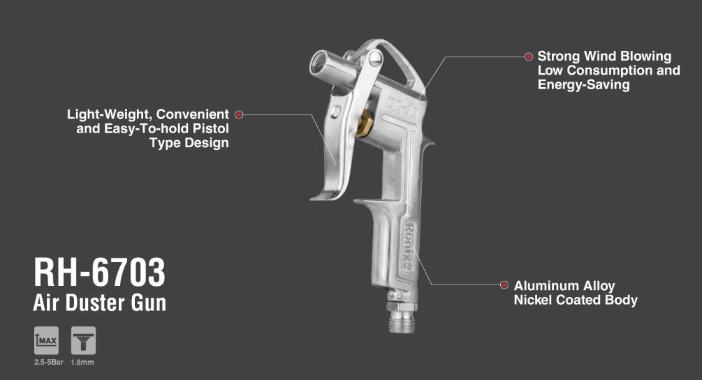 RONIX Air Duster Gun 75mm RH-6703_5