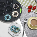 Set de 5 grands moules à gâteaux et 36 moules à muffins en silicone_3