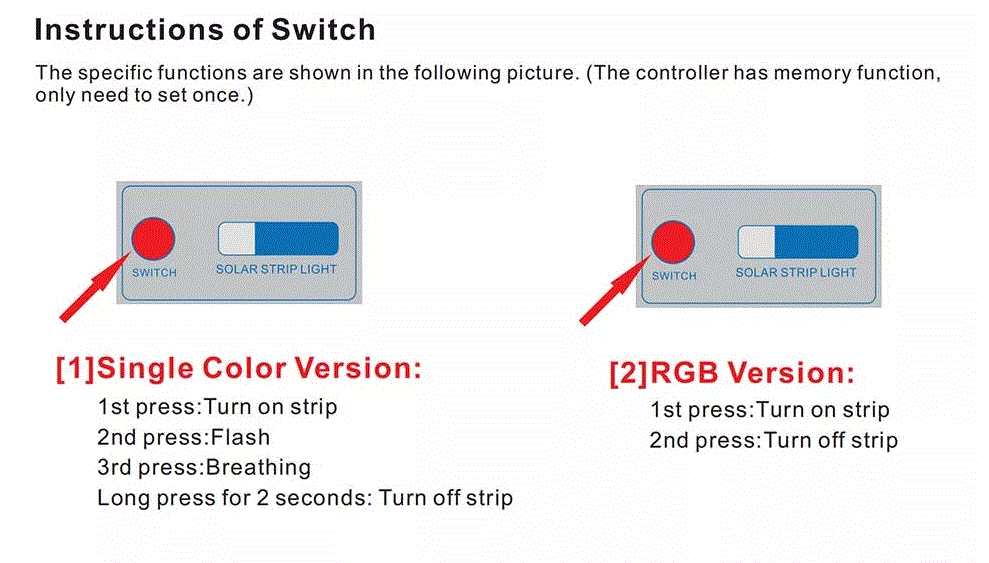 Solar Strip LED 10M RGB (Rouge-Vert-Bleu)_6