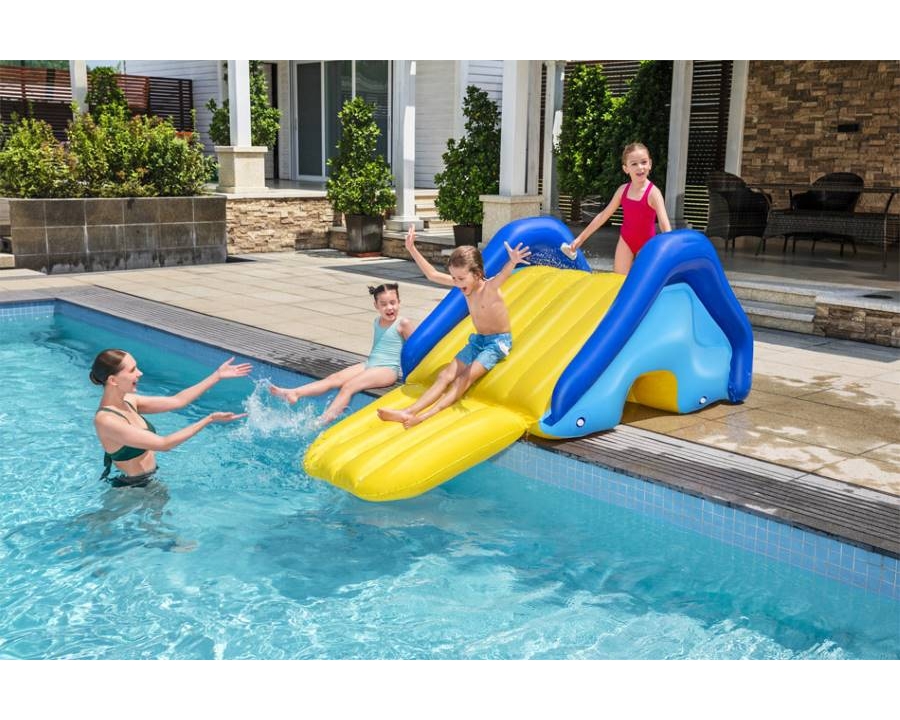 Toboggan géant gonflable pour piscine 52453_1