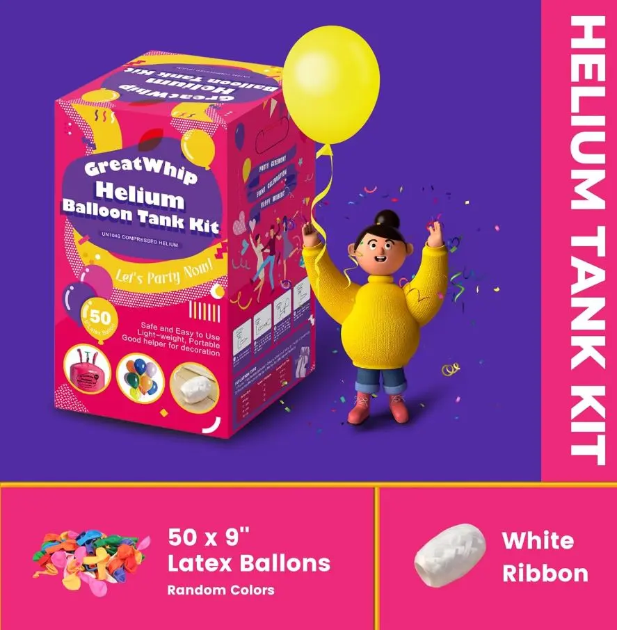 HELIUM BALLOON TANK KIT 13L avec 50_23cm ballon en latex & Ruban_4.webp