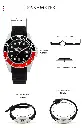 Montre aviateur, Noir ou Rouge - Noir._1.webp