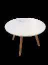 Table basse ronde blanche LILI  pour enfant - Table basse salon_1.webp