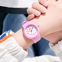 Montre en silicone pour enfants. Bleu, Rose ou Noir.