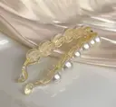 Pince à cheveux perles