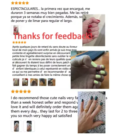 Faux ongles (24 pièces)