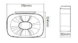 Applique Mural Dome Blanc SWL-38