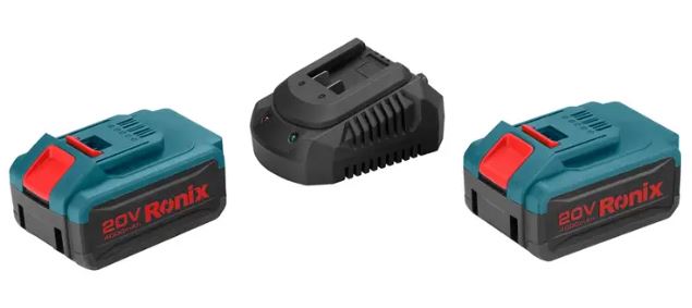 RONIX Kit marteau perforateur sans balais 20 V 2,2 J 8910K