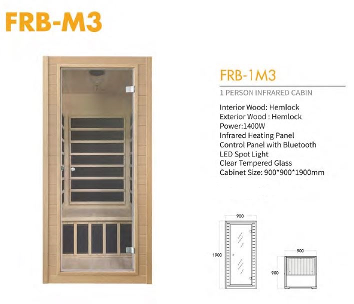 SAUNA INFRAROUGE 1 Persone