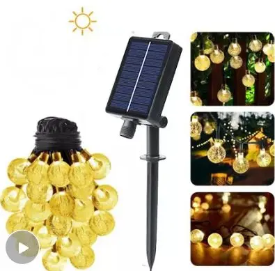 Guirlande Bulle 9.5M Froid 50LED