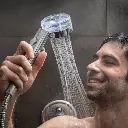 Douche Écologique avec Hélice à Pression et Filtre
