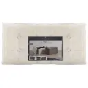 pouf pliable double lysandre bge, beige