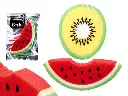 éponge de bain fruits, 2 fois assorti
