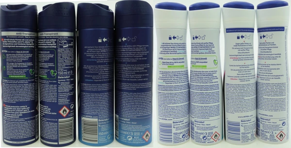 Déodorant en spray Nivea 150 ml, lot de 15