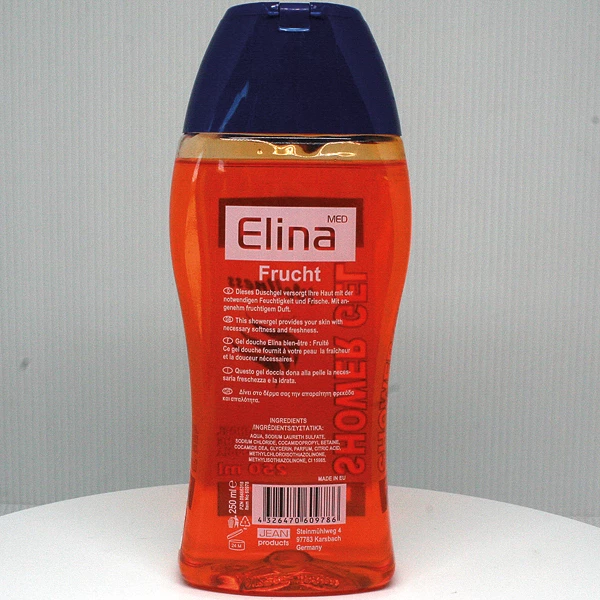 Gel douche Elina 250ml fruits de bien-être