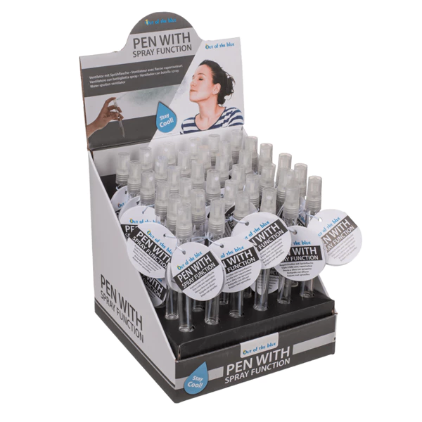 Stylo à bille avec vaporisateur, environ 7 ml,