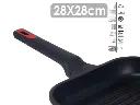 Rotissoire 28x28 en fonte à induction complète m