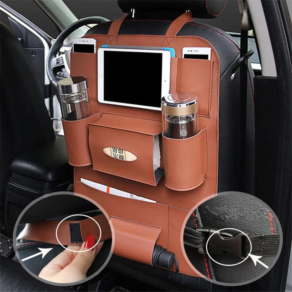 Rangement de voiture de protection de siège - Brow