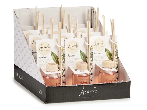 mikado 50 ml avec baguette magique fleur doranger