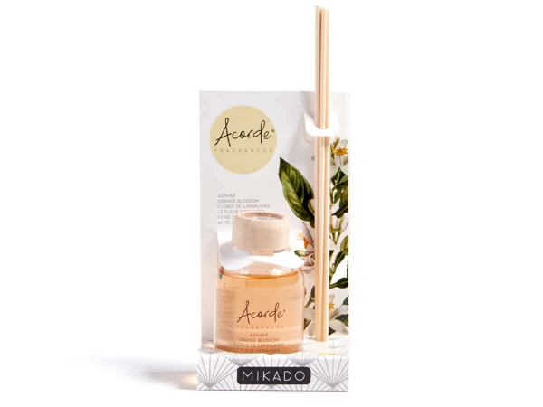 mikado 50 ml avec baguette magique fleur doranger
