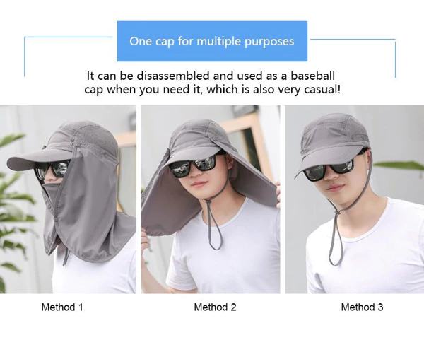 Casquette de baseball d'extérieur avec protect
