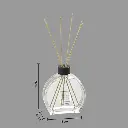 Diffuseur verre haly jasm 50ml, transparent