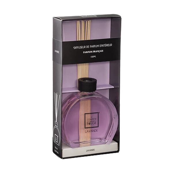 Diffuseur verre haly lavan 100ml, violet clair