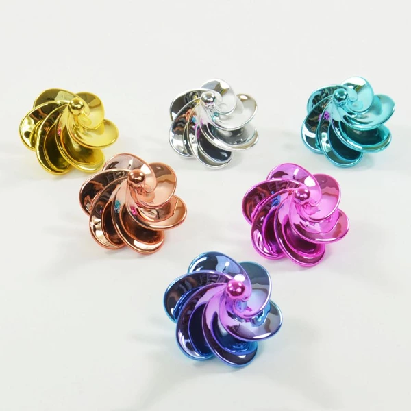 GyroBlow, gyroscope en spirale, 6- fois assorti , 