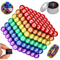 Boules néocubes magnétiques arc-en-ciel 3 mm boîte