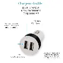 chargeur double usb allume-cigare 3a voiture