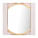 Miroir bois kim d55, marron