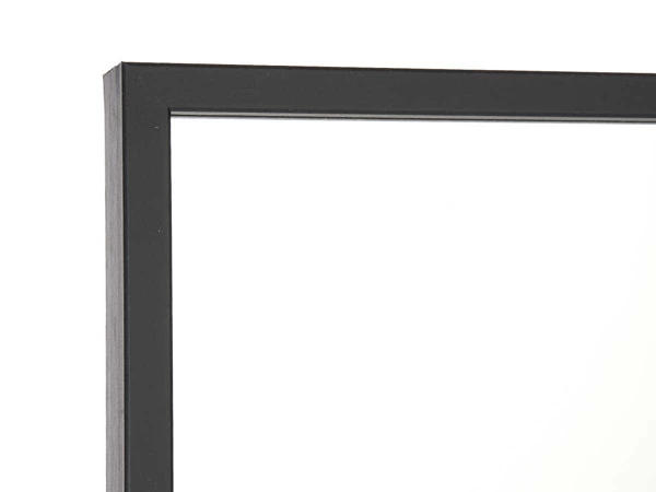 Miroir cadre noir 30x120cm