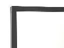 Miroir cadre noir 30x120cm