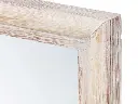 Miroir mural cadre en bois 80 x 120 cm naturel