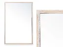 Miroir mural cadre en bois 80 x 120 cm naturel