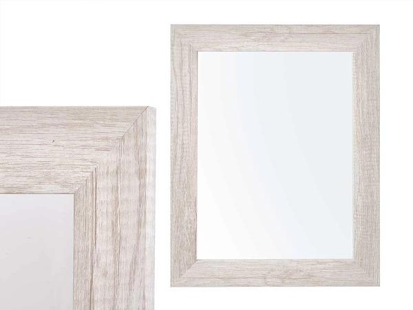Miroir 38x48 cadre gris naturel