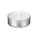 Bougie chauffe-plat x50 many blanche D3.7 blanc