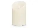 Bougie led creme haute et large