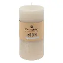 bougie ronde olia tp 6.8x14, beige