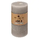 Bougie ronde olia gris 6.8x14, gris