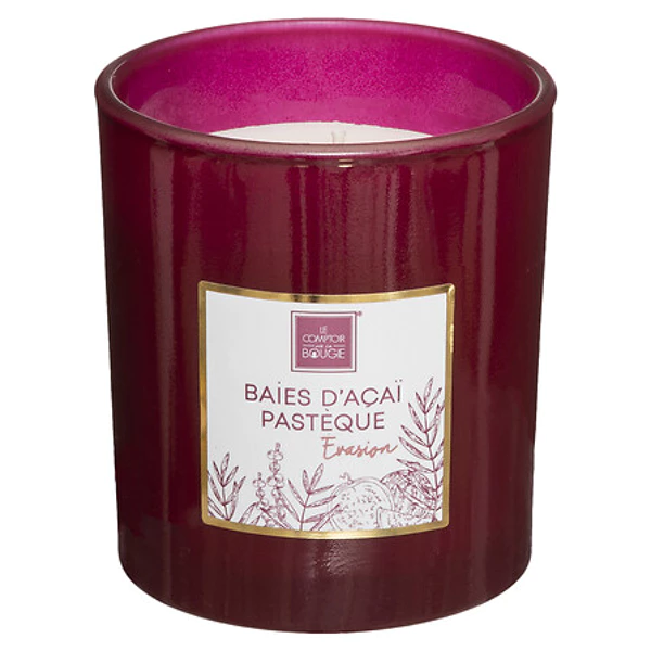 Bougie votive verre mael expo assiette 190g