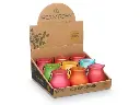 Manche de bougie à la citronnelle, 6 fois assorti 