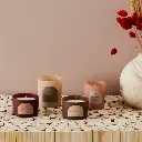 bougie parfumee x4 coffret 4 elements