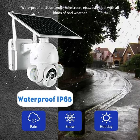 Solar Camera Sécurité  F20 WIFI 4MP