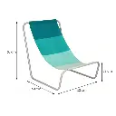 Chaise longue pliante avec sac jardin touristique 