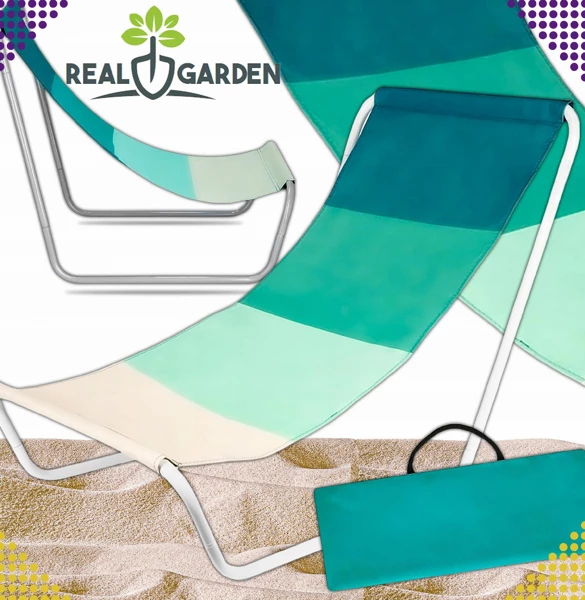 Chaise longue pliante avec sac jardin touristique 