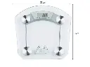 Pese-personne électronique 180kg verre LCD