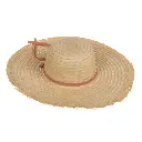 Chapeau de paille à noeud, élégant chic